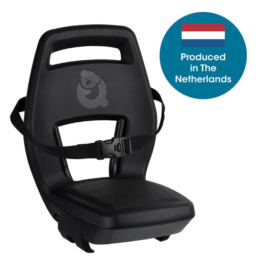 Qibbel Q380 Junior 6+ - Longtail edition - Midnight Black -black/black - zonder voetsteunen en voetbeschermingsplaten