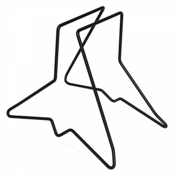 Steco fietspresentatiebeugel mat zwart