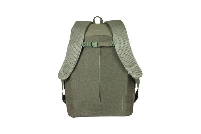 Basil 18092 B-Safe Commuter fietsrugzak Nordlight 18L olijf groen