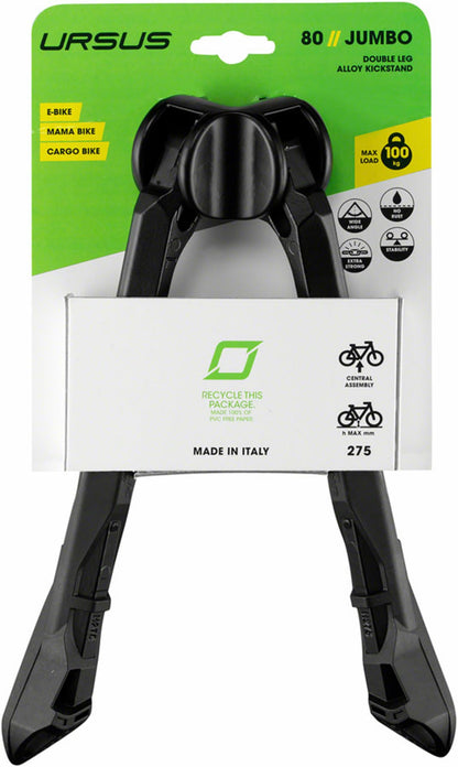 Ursus standaard dubbel Jumbo zwart 275 mm. MAX 100 kg.