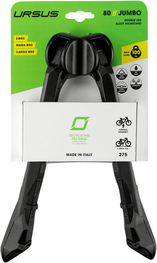Ursus standaard dubbel Jumbo zwart 275 mm. MAX 100 kg.