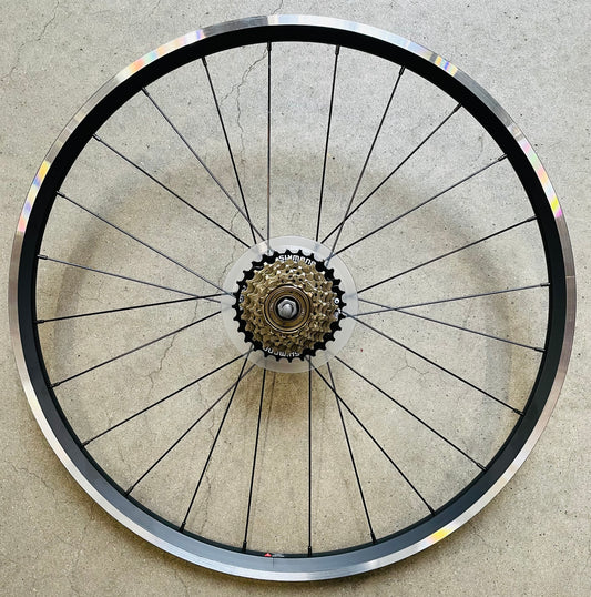 Achterwiel 26" - 559 / 26x1.75 BFK zwart freewheel V-Brake