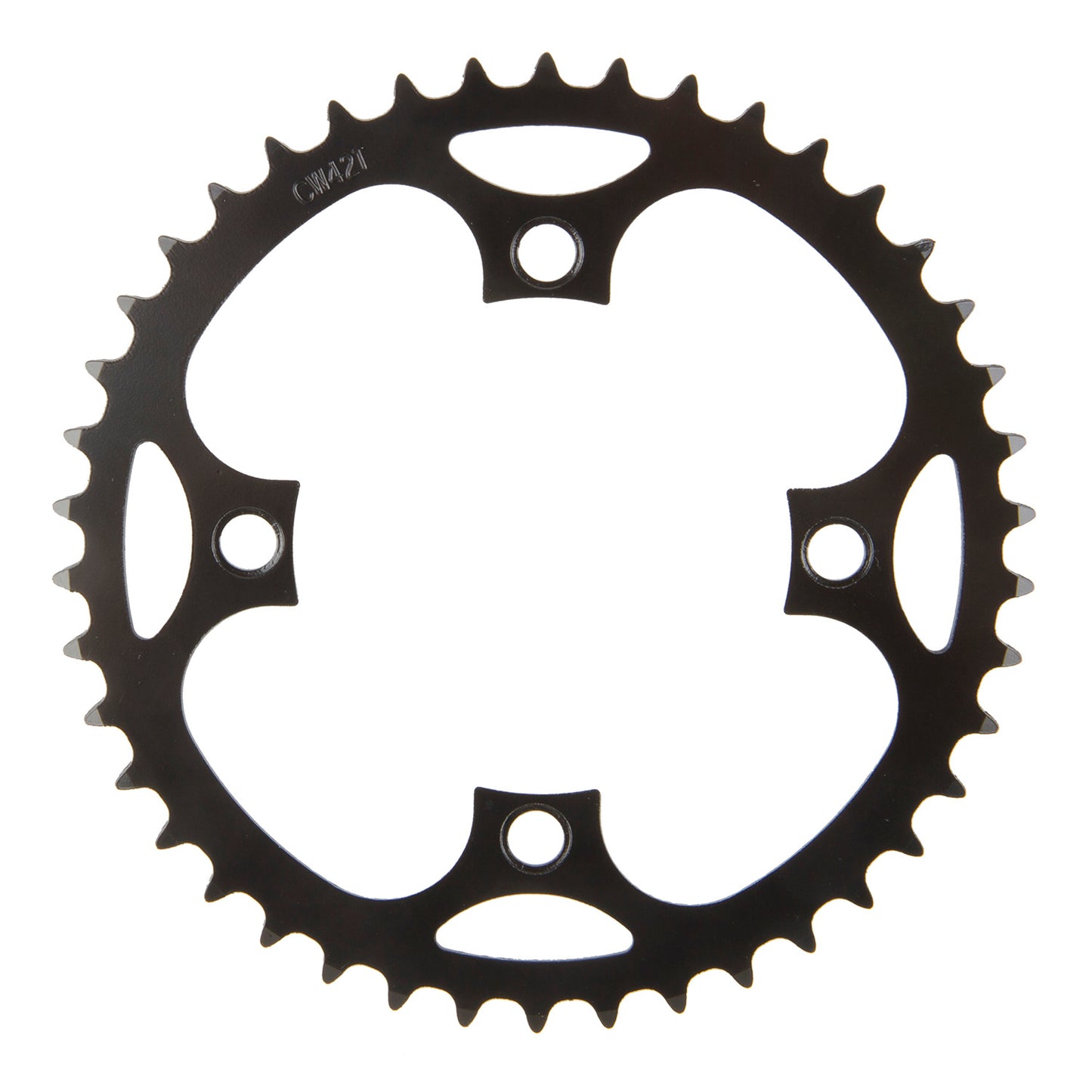 SAMOX E-Bike kettingblad 44T BCD 104 mm. 1/2x3/32" en 11/128 " staal zwart