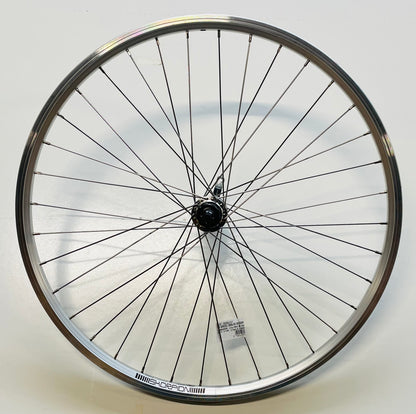 Achterwiel 26"- 559x19 Skorpion alu. zilver FM32 QR cassette 8/9 - sp.14 RVS