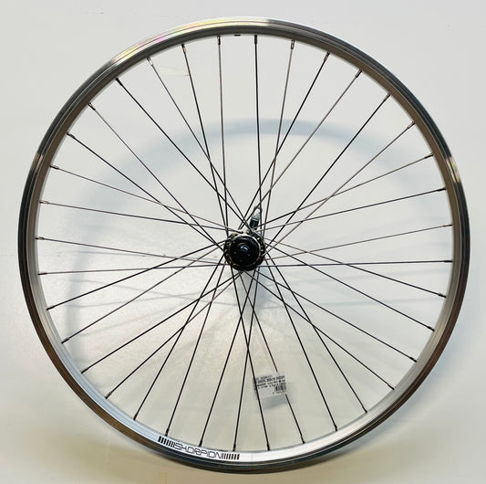 Achterwiel 26"- 559x19 Skorpion alu. zilver FM32 QR cassette 8/9 - sp.14 RVS