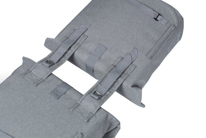 Basil 18072 City dubbele fietstas 28-32L. grey melee