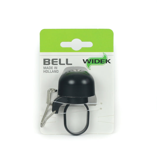 Widek paperclip mini bel zwart op kaart