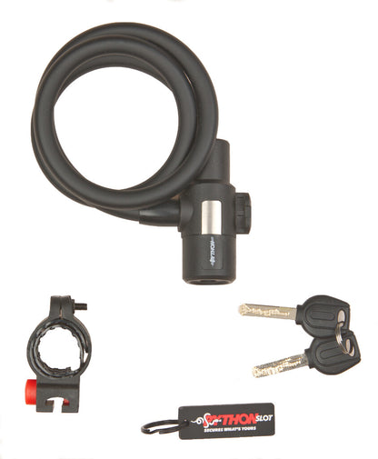 Python kabelslot 12 mm. x 90 cm. met bracket