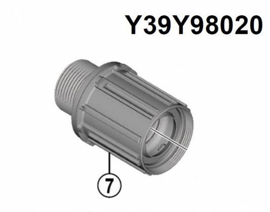 Shimano Y39Y98020 cassettebody 8/9/10 spd. FH-M6010 Deore