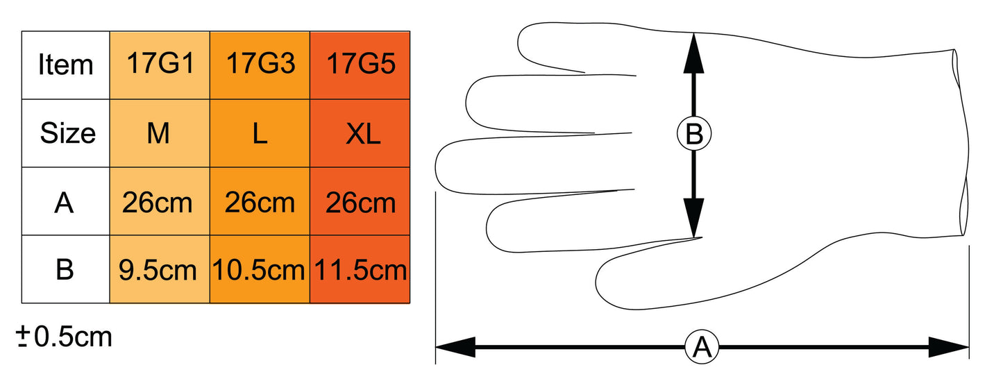 IceToolz 17GX handschoenen maat XL