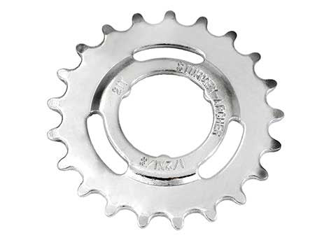 SA HSL 838 tandwiel 18T. 1/2x1/8 bol chroom