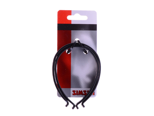 Simson 020930 kunststof broekklemmen met reflectie