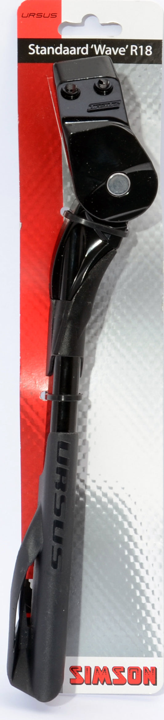 Simson 020409 achterstandaard Ursus Wave zwart R18