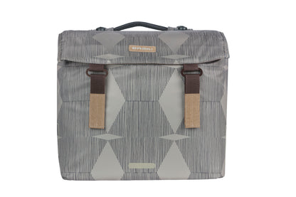 Basil 18398 Elegance dubbele fietstas MIK 40-49L chateau taupe