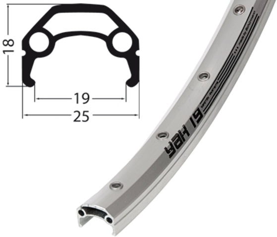 ALDO NW velg 26x1.75 / 559-19 (36) YAK-19 aluminium