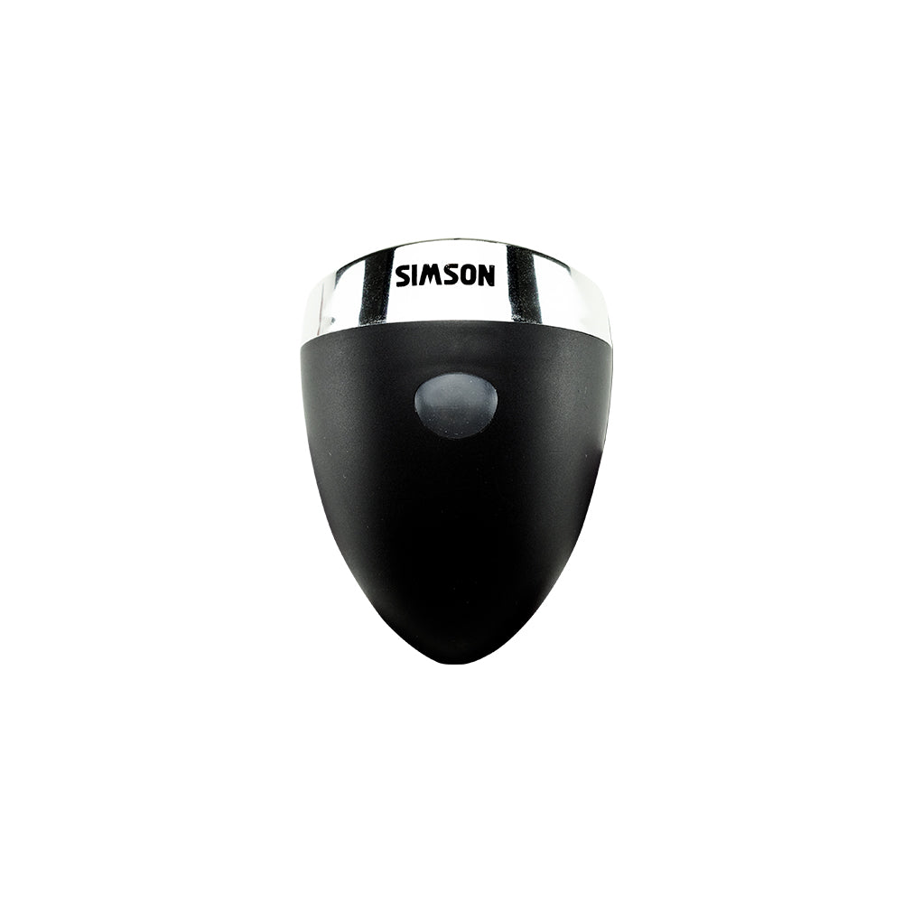 Simson 022030 batterij koplamp Classic 'Luxurious' zwart