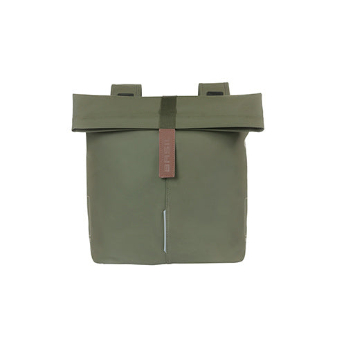 Basil 18375 City dubbele fietstas 28-32L moss green