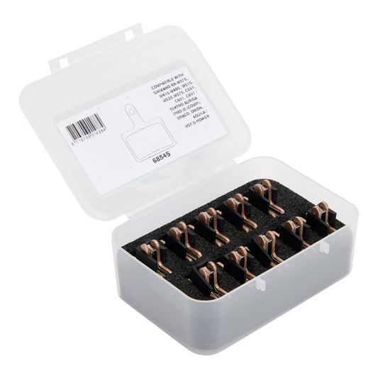 Elvedes 6854S-BOX disc brake pads compatible Shimano Deore Mech. / Deore M525 sintered (10)
