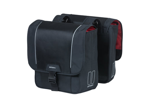Basil 17581 Sport Design-Double Bag dubbele tas 32L. zwart