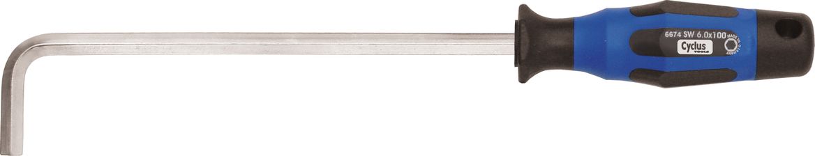 Cyclus hexsleutel 8 mm. haaks met handvat