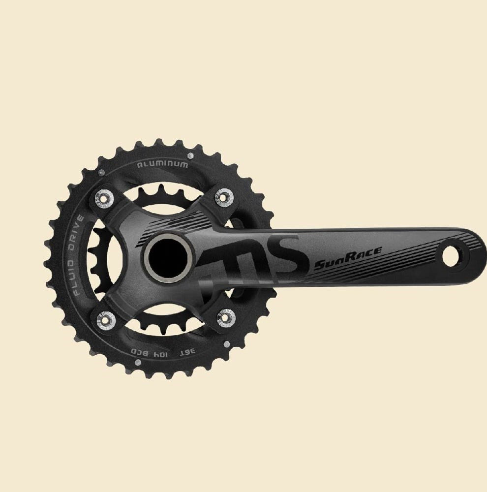 Sun Race FCMS66 crankstel 10 spd. 36/22T. 175 mm. + BBM97