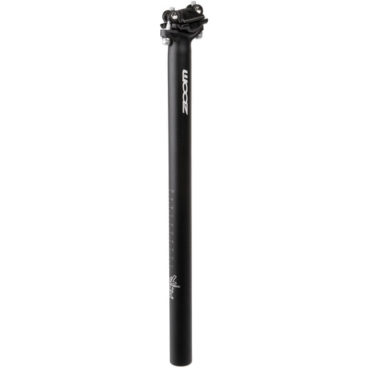 Zoom zadelpen ATB 27.2 alu. zwart 400 mm.
