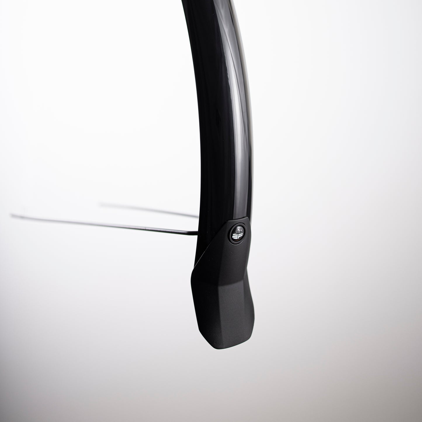 Eurofender spatbord voor Mudguard Lampo 28"- 58 mm. zwart
