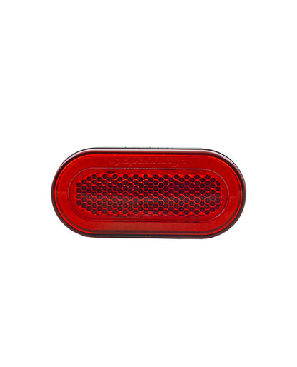 Spanninga E-bike drager achterlicht HALO XElw 6-48 VDC, 50mm. Met richtingaanwijzing en draadloze schakelaar t.b.v. achterlicht.