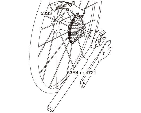IceToolz 09C1 lockringafnemer Shimano met pin