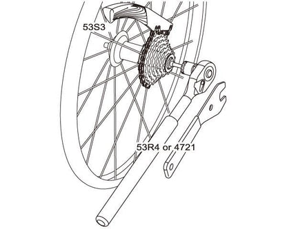 IceToolz 09C1 lockringafnemer Shimano met pin