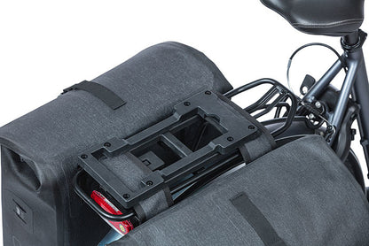 Basil 70195 MIK Double Decker voor MIK adapterplaat zwart