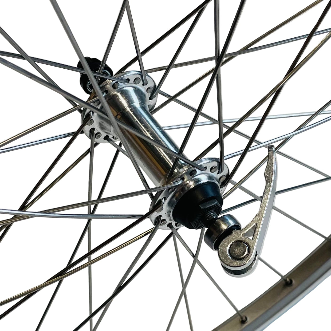 Voorwiel 28"- 622X19 Vision IID / Connect alu. zilver FM21 QR sp. 14 RVS