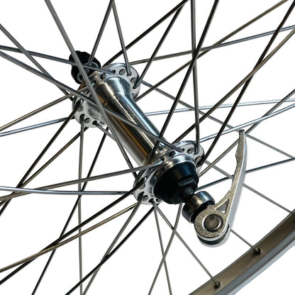 Voorwiel 28"- 622X19 Vision IID / Connect alu. zilver FM21 QR sp. 14 RVS