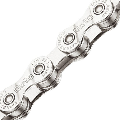 Taya Octo ketting 1/2x3/32 - 116 7/8 speed zilver/zilver