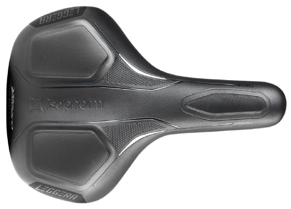Selle Bassano zadel Leggera Isophorm City zwart heren (kaart)