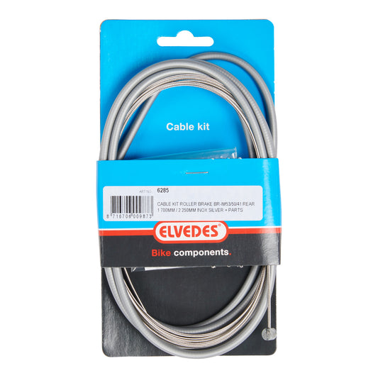 Elvedes 6285 Shimano achterremkabel Nexus Rollerbrake uni. zilver