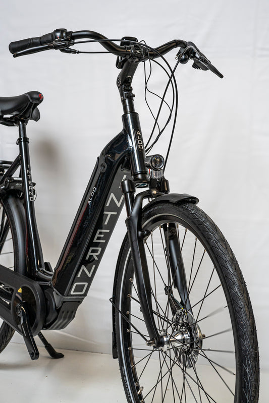 ALDO Interno E-Bike 28-55 cm. Nexus 7RB diep zwart-Shimano Steps E5000 40NM - 504Wh