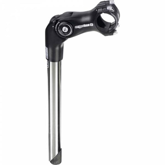Ergotec voorbouw Octopus 2 Tube Quill 25.4/31.8 300/90 mm. zwart/zilver