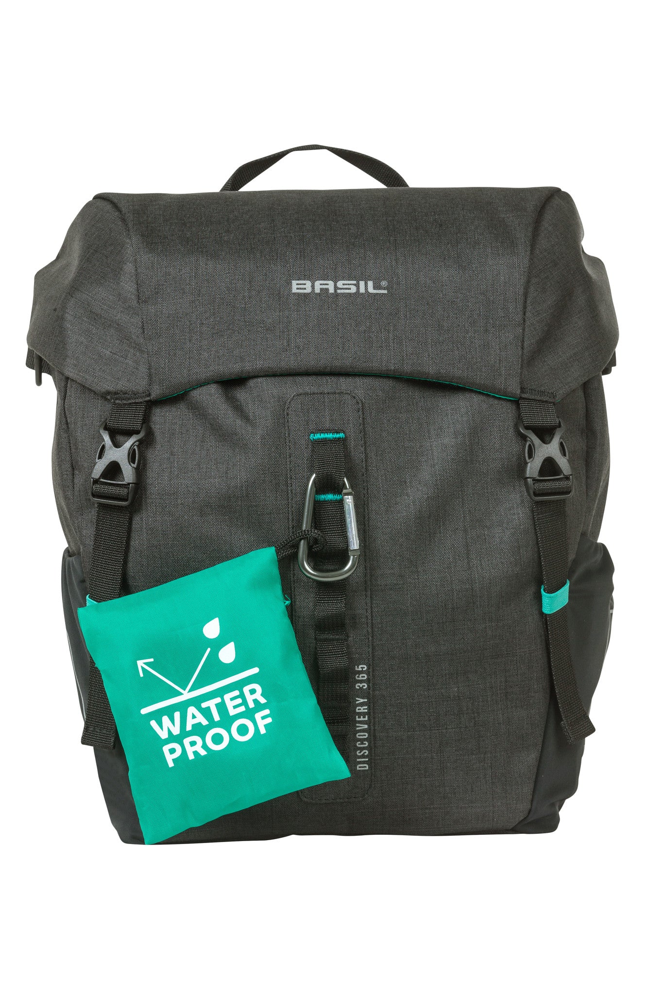 Basil 18043 Discovery 365D single bag M 9L zwart melee