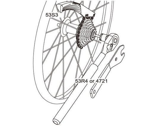 IceToolz 09C3 cassette afnemer Shimano