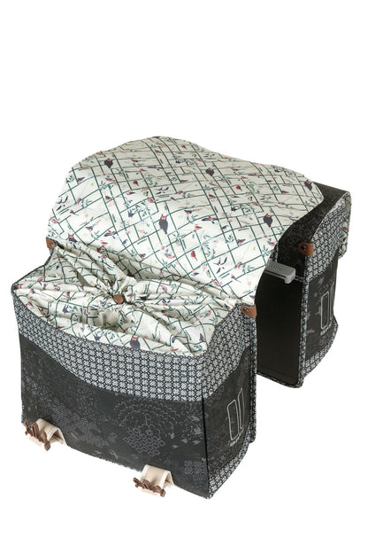 Basil 18049 Bohème dubbele fietstas MIK 35L charcoal