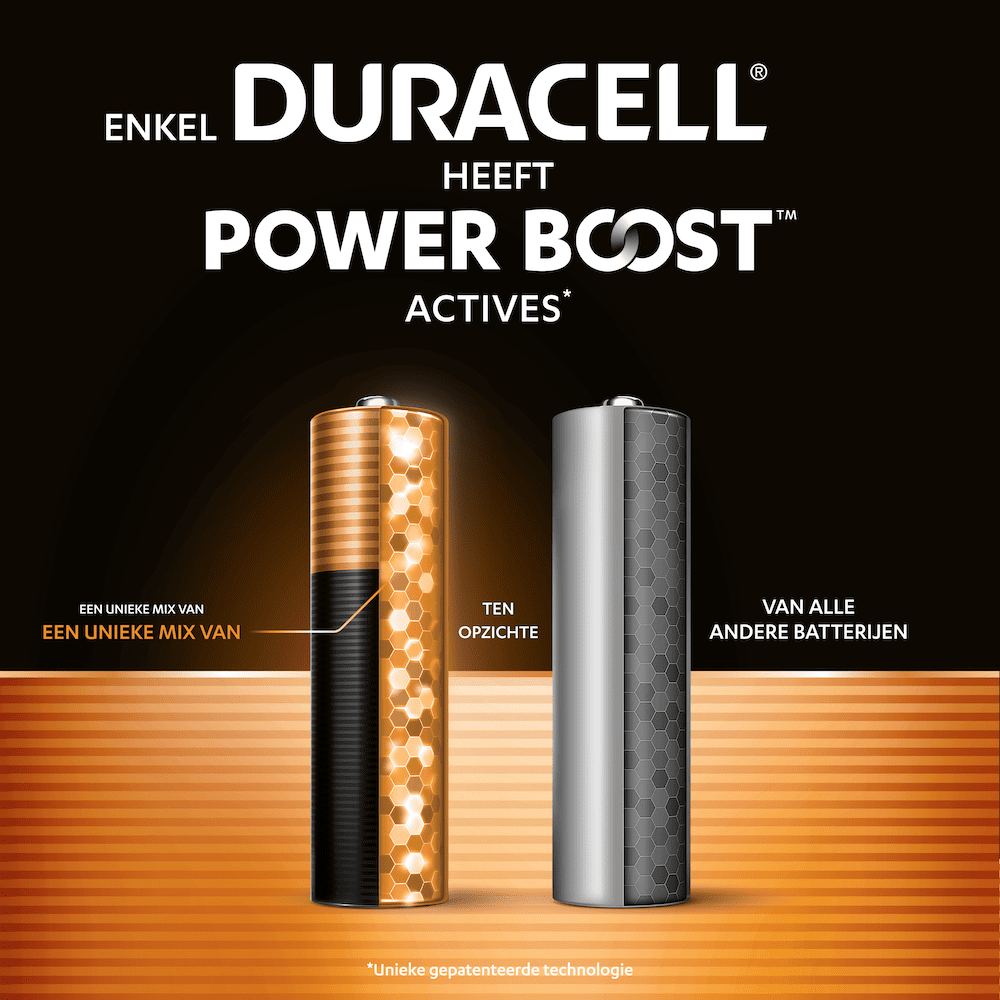 Batterij Duracell Plus Power Boost AAA (4)
