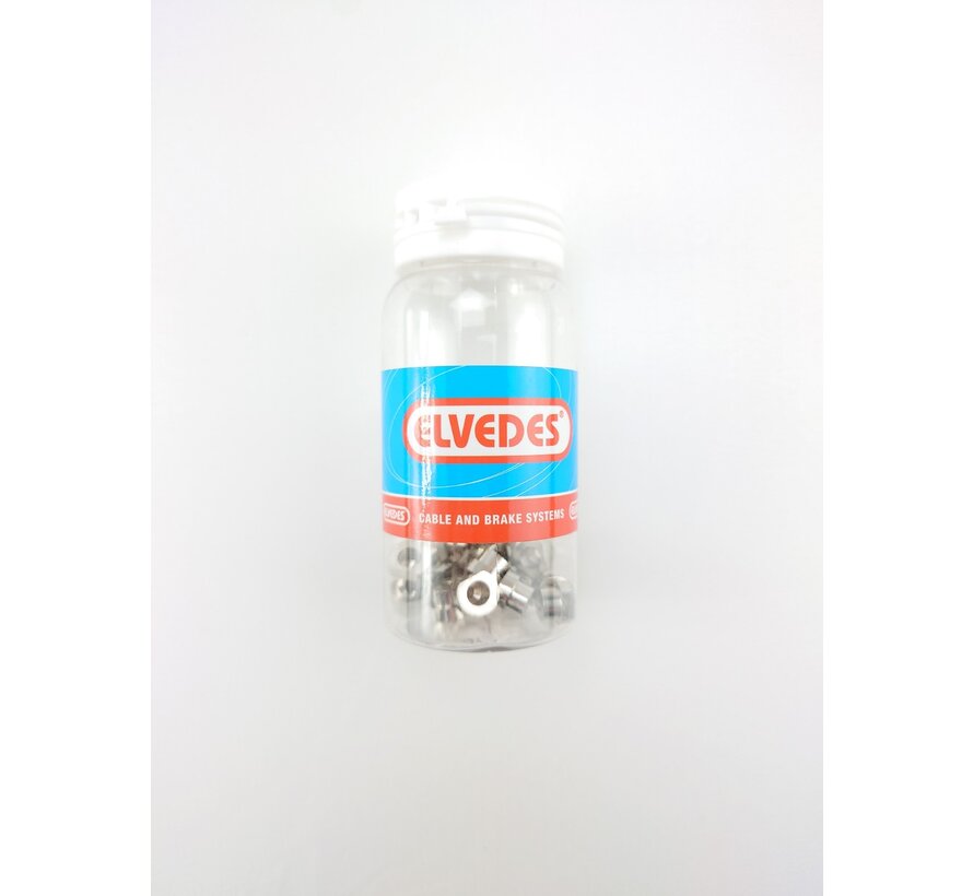 Elvedes ELV9011 platte kant nokjes 5.0 mm. messing (25)