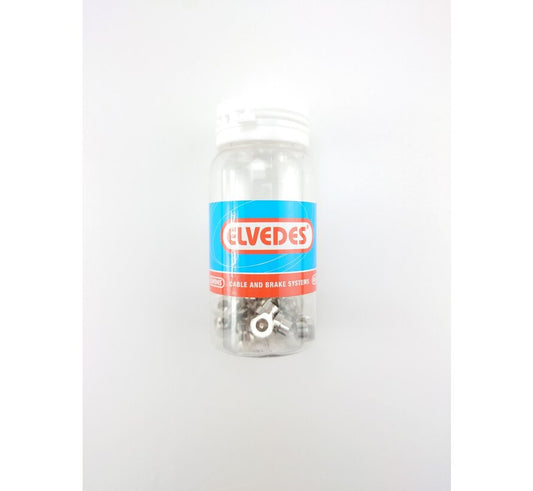 Elvedes ELV9011 platte kant nokjes 5.0 mm. messing (25)