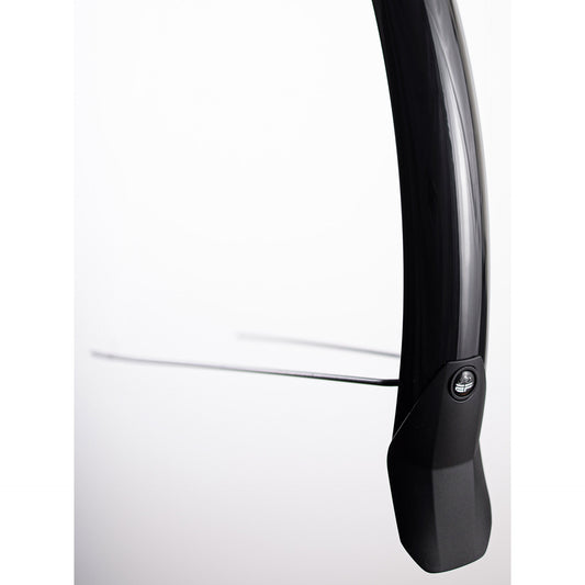 Eurofender spatbord voor Mudguard Lampo 28"- 58 mm. mat zwart