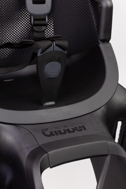 Qibbel Air Q972 Midnight Black achterzitje dragerbevestiging