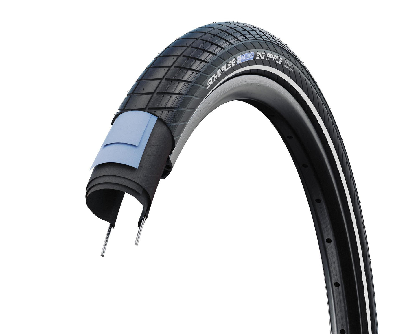 Bub. 55-559 / 26x2.15 HS 430 Big Apple Perf. RaceGuard B/B-SK+RT - Schwalbe 11100297