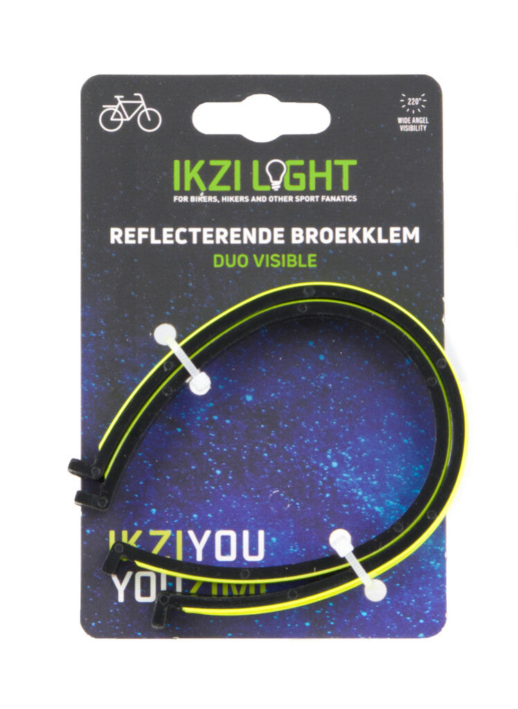IkziLight 3M reflecterende broekklemmen Duo Visible
