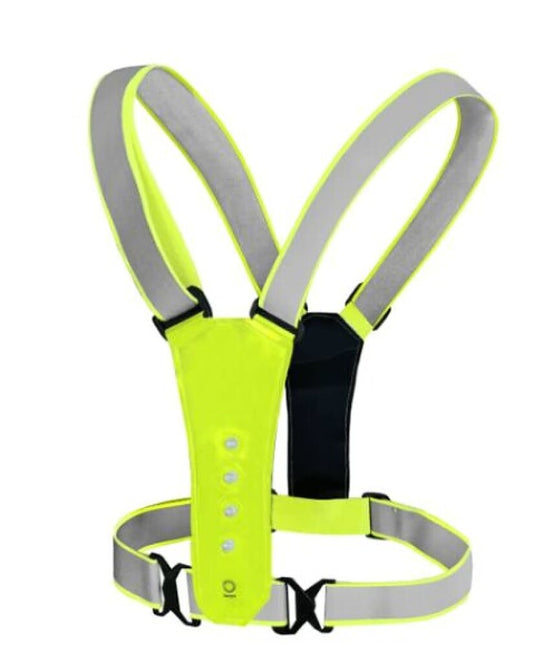 Ikzilight reflectie sport- en veiligheidsvest "Aryan" met LED