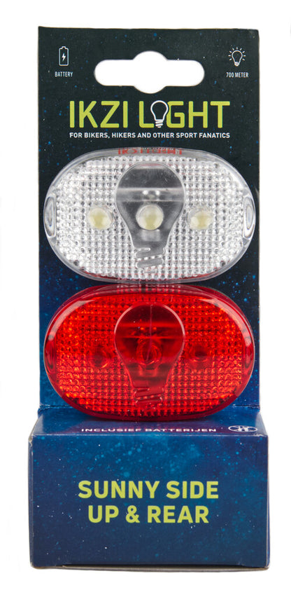 IkziLight 3-led-set wit/rood